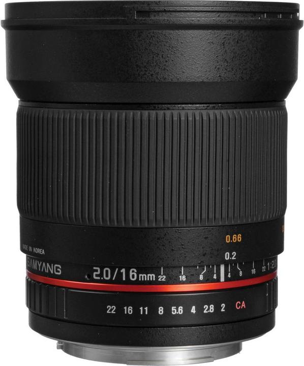 Image du produit Samyang MF 16mm f/2.0 ED AS UMC CS Canon M (Canon EF-M, APS-C / DX)