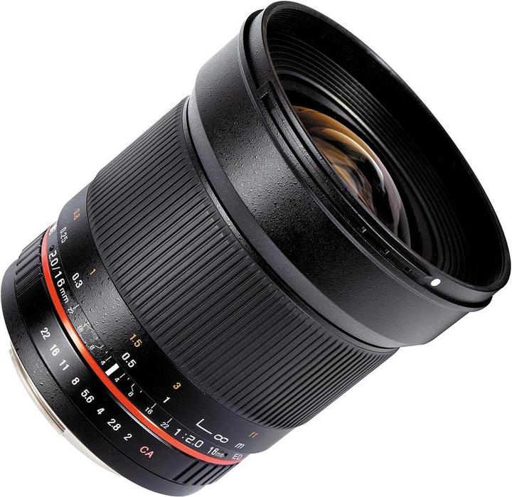 Image du produit Samyang MF 16mm f/2.0 ED AS UMC CS Canon M (Canon EF-M, APS-C / DX)