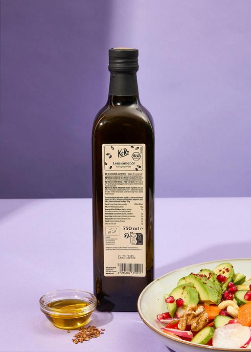 Produktbild KoRo Bio Leinsamenöl kaltgepresst (750 ml)