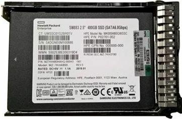 Actual product image HPE Mixed Use SSD 480 GB (480 GB, 2.5")