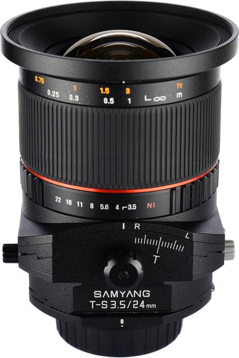 Image du produit Samyang 24mm F3.5 T/S Sony A-Mount (Sony A, Plein format)