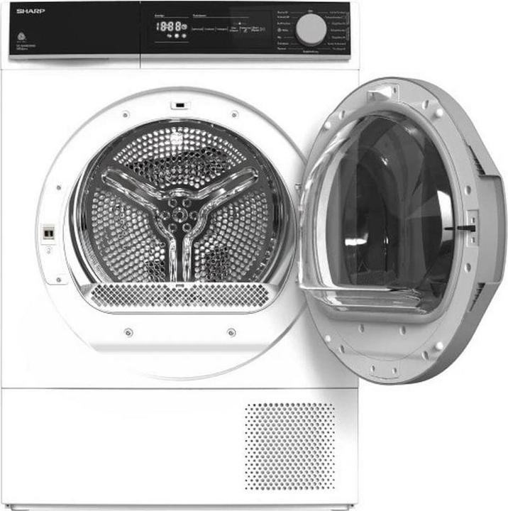 Image du produit Sharp KD-NHH8S8GW3-DE (8 kg, Droite, Prise UE)