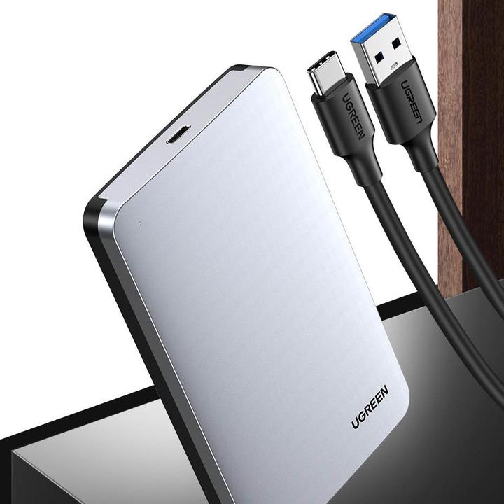 Productafbeelding Ugreen USB 3.1 Type-C HDD/SSD Aluminium Behuizing 2,5" (2.5")