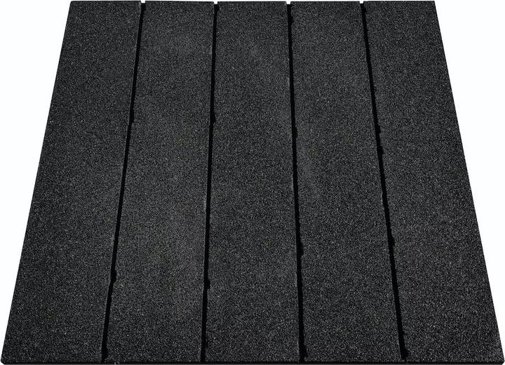 Produktbild Stockz Gummiboden "Outdoor Tiles Black" 100x100cm (3 cm)