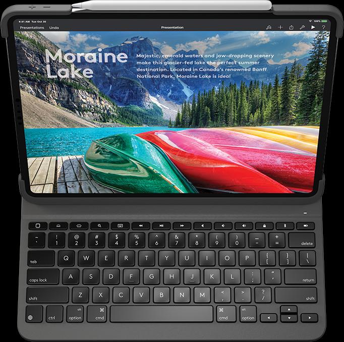 Produktbild Logitech Slim Folio Pro (CH, iPad Pro 12.9 2018 (3. Gen))