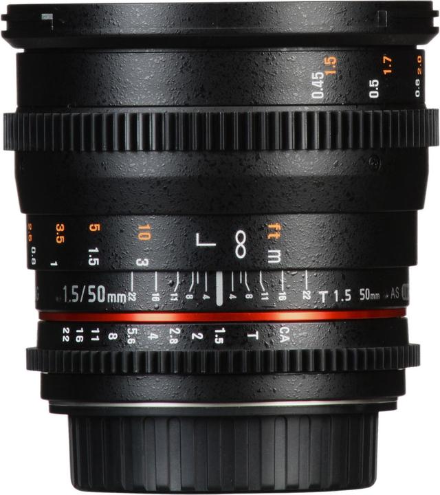 Actual product image Samyang 50mm T1.5 VDSLR Canon M (Canon EF-M, full size)