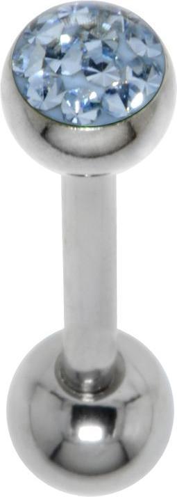 Bijouteria Zungenpiercing (Kristall, Chirurgenstahl 316L, Epoxiharz)