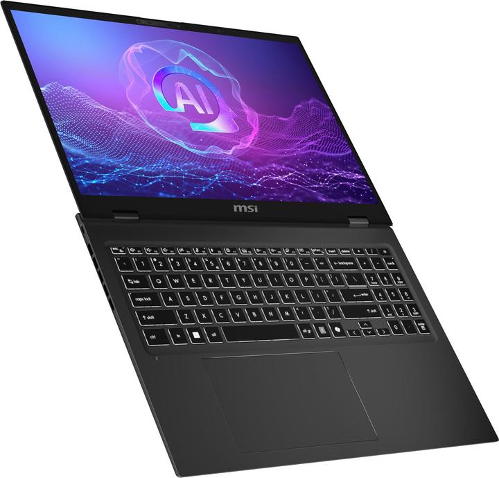 Image du produit MSI Prestige 16" QHD+/U7-258V/32Go/1To/W11P Copilot+ (32 Go, 1000 Go, Intel Arc Graphics)