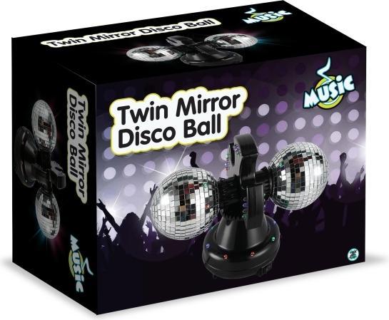 Actual product image Music Legs Twin Mirror Ball lamp LED (501114)