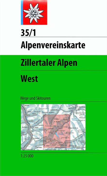 Image du produit Alpes de Zillertal - Ouest
