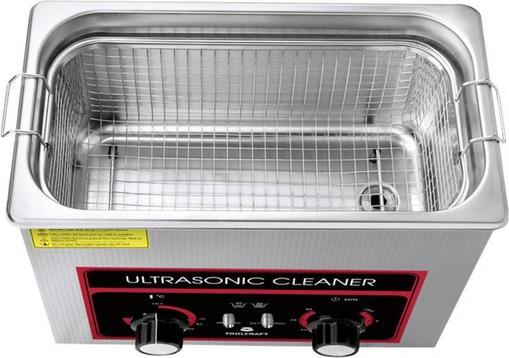 Actual product image Toolcraft USC-650 Ultraschallreiniger Schmuck, Werkstatt, Bürobedarf 180 W 6.5 l (40 kHz, 6500 ml)