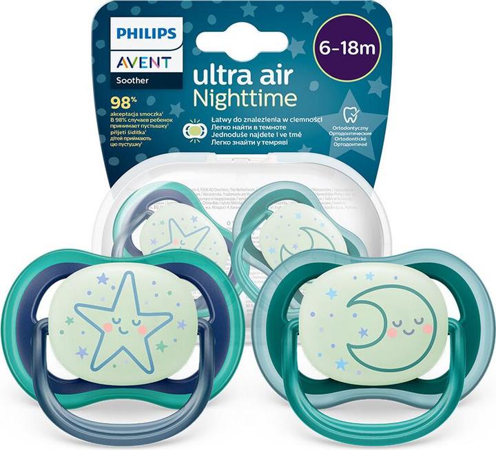 Actual product image Philips Avent Ultra air nighttime (2 x, 6 - 18 M.)