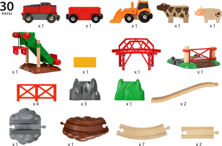 Actual product image Brio Large Farm Set