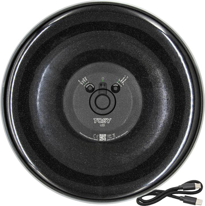 Actual product image Tosy Frisbee purple LED
