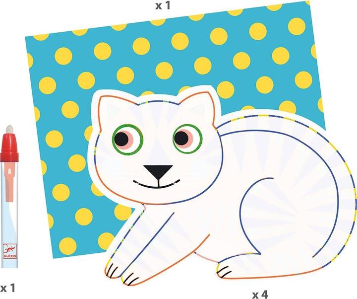 Image du produit Djeco Coloriage magique Animalo-Ma