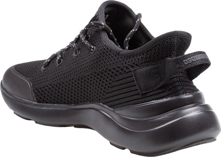Actual product image Dsquared2 fly stretch knit sneakers black color (41)