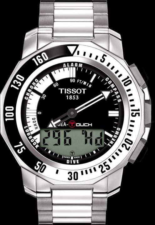 Produktbild Tissot Sea-touch In Feet (Analoguhr, Digitaluhr, 44.40 mm)