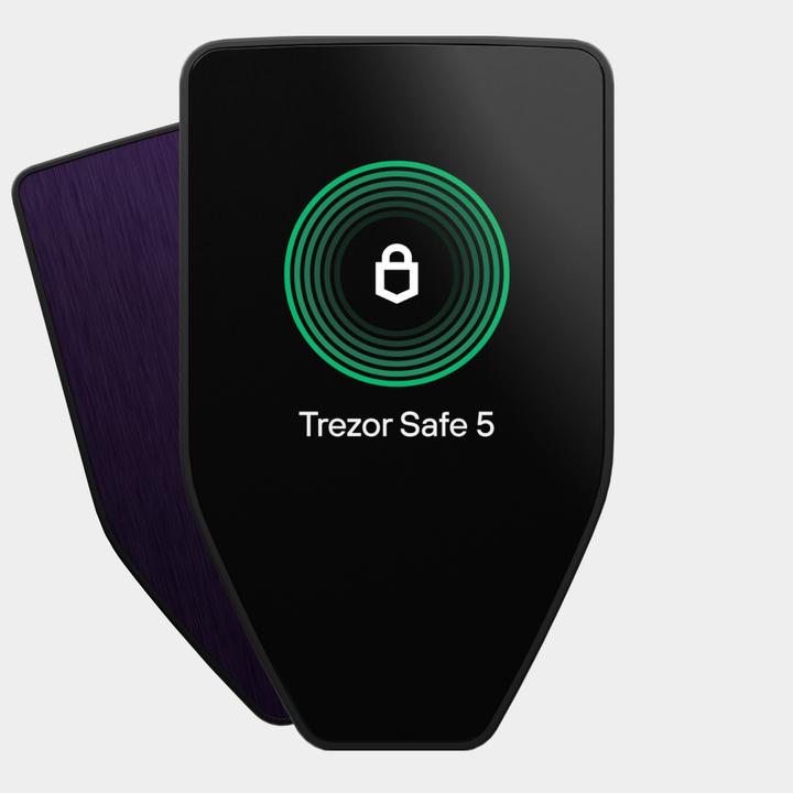 Actual product image Trezor Safe 5 - Violet Ore (Bitcoin, Others, Dogecoin, Ethereum Classic)