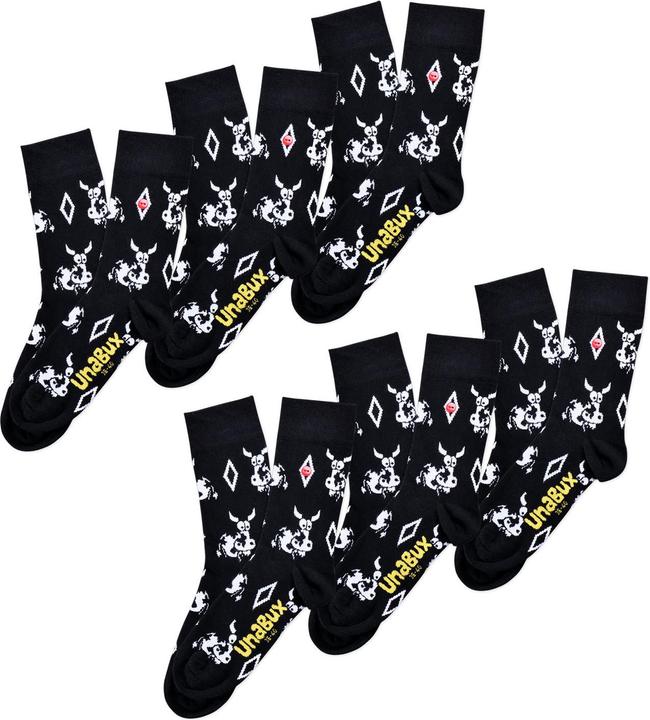 Unabux Freizeitsocken GRUMBLE IN THE JUNGLE (6er Pack, 37 - 40)