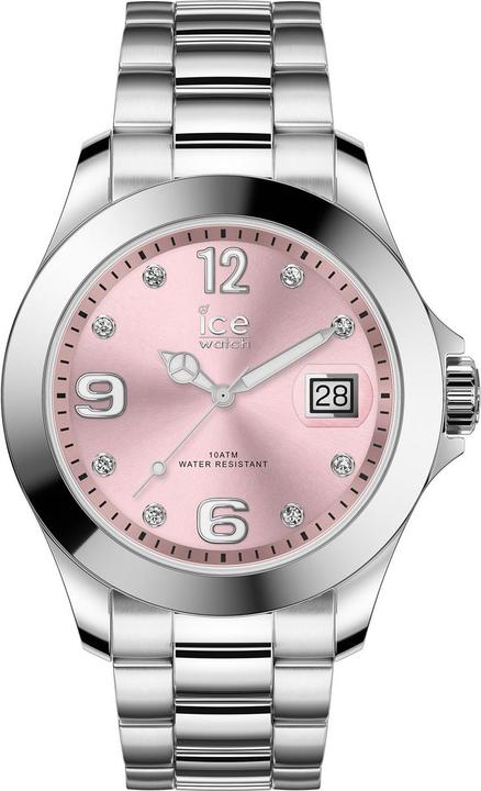 Immagine prodotto ICE Watch Pietre rosa chiaro dell'acciaio del ghiaccio (Orologio da polso analogico, 40 mm)