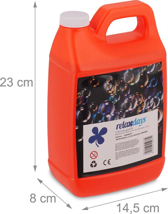 Actual product image Relaxdays Bubble refill canister