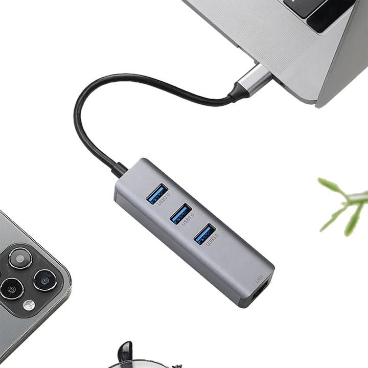 Actual product image Exsys EX-1133-N-2 (USB-C, 4 Ports)