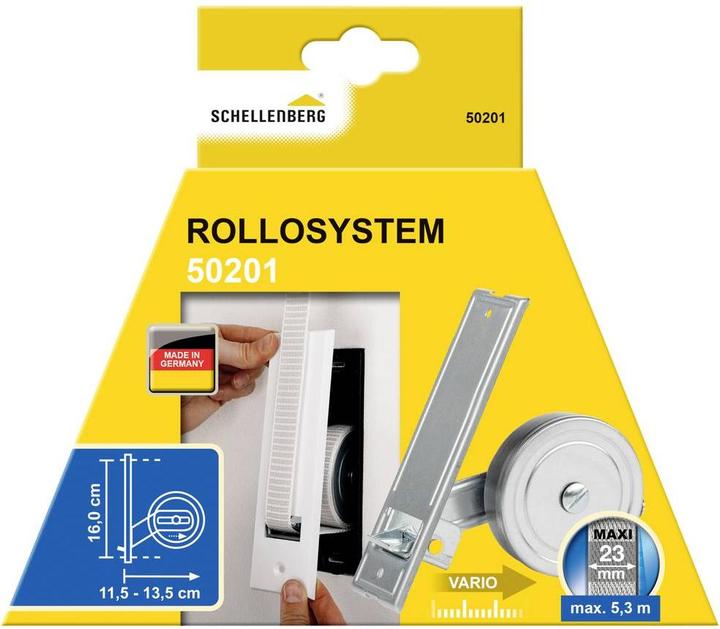 Produktbild Schellenberg Einlawickler Maxi 50201, 16,0 cm, wei (Rollladengurt)