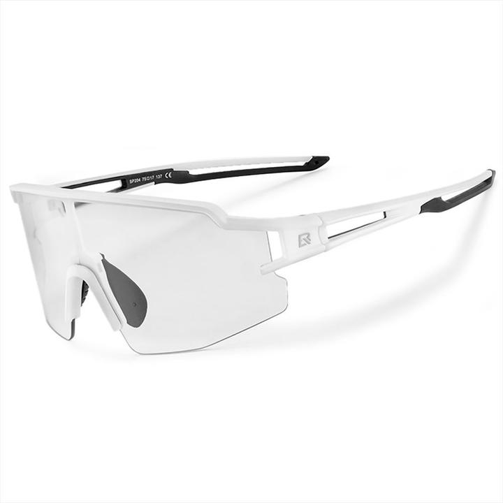 Actual product image Rockbros Cycling Glasses Photochromic with UV Protection and Corrective Insert - White (White, Photochromatic)