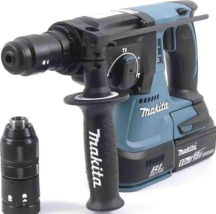 Produktbild Makita Bohr- und Spitzhammer DHR243RTJ Set (inkl. 2 Akkus etc.) (Akkubetrieb)