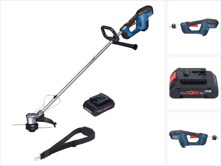 Productafbeelding Bosch Professional Bosch GRT 18V-33 Professionele accu grastrimmer 18 V 330 mm borstelloos + 1x ProCORE accu 4.0 Ah -