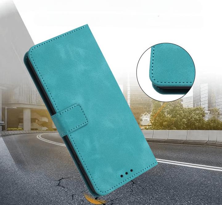 Actual product image Cover-Discount Wildleder Look Etui im Vintage Design (Samsung Galaxy S25 Ultra)