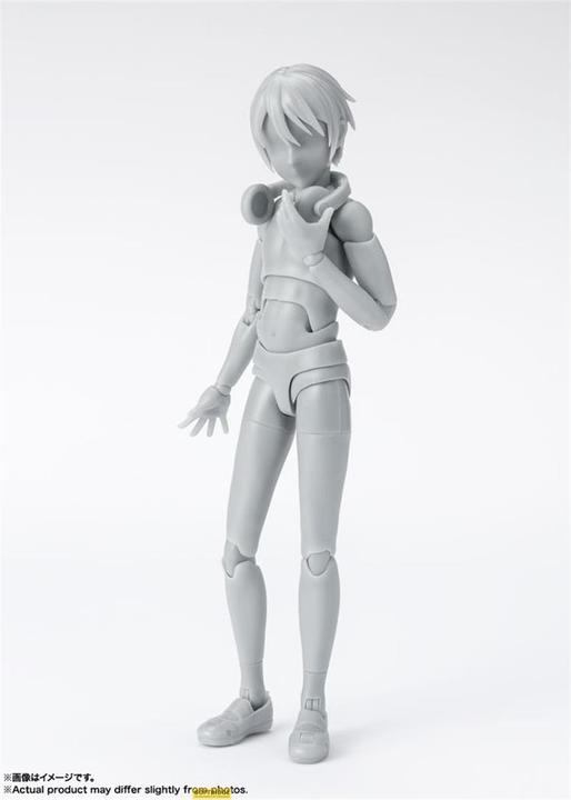 Image du produit Tamashii Nation S.H. Figuarts figurine Body-Kun School Life Edition DX Set (Gray Color Ver.) 13 cm