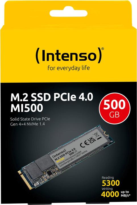 Actual product image Intenso MI500 (500 GB, M.2 2280)