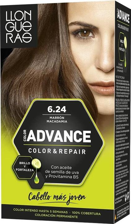 Llongueras COLOR ADVANCE #6,24-marrón macadamia (6.24)