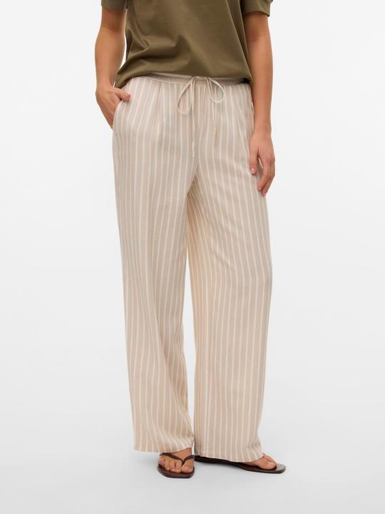 Image du produit Vero Moda VMJESMILO Pantalon à taille moyenne Pantalon à coupe large (S)