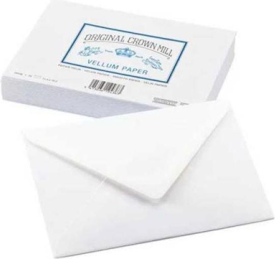 Image du produit Crown Mill Enveloppes Classic blanc set de 25 (25 x)