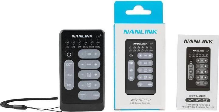 Actual product image Nanlite RGB remote control (Funk)