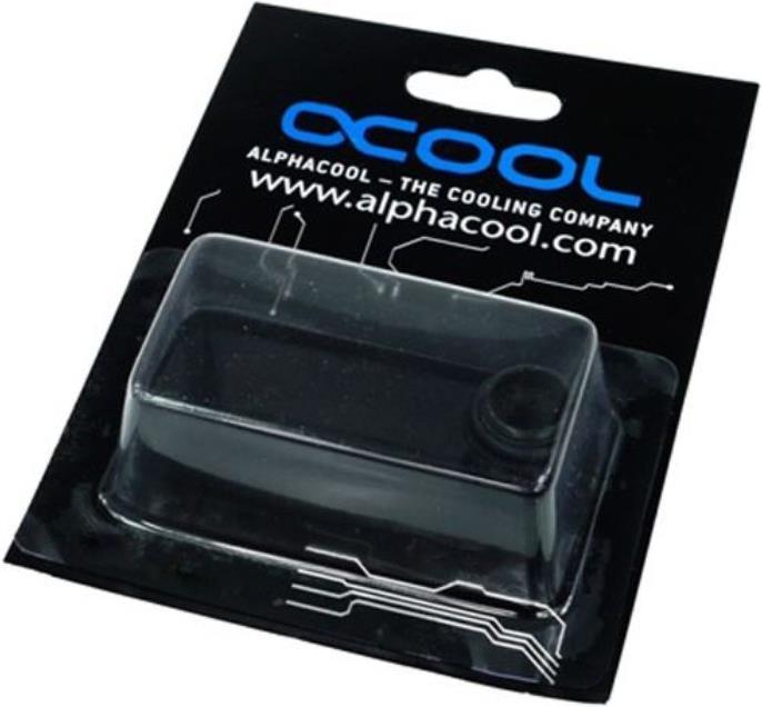 Produktbild Alphacool HF Doppelnippel G1/4 AG auf G1/4 AG mit O-Ring Deep Black