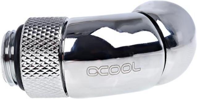 Produktbild Alphacool Eiszapfen Winkeladapter Doppel-45° drehbar G1/4 AG auf G1/4 IG