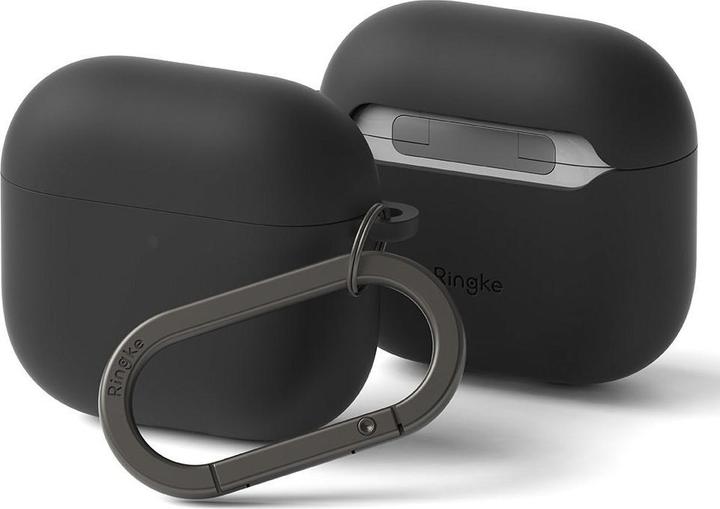 Produktbild Ringke Silicone Case for Apple AirPods 4 - Black (Kopfhörer Tasche)