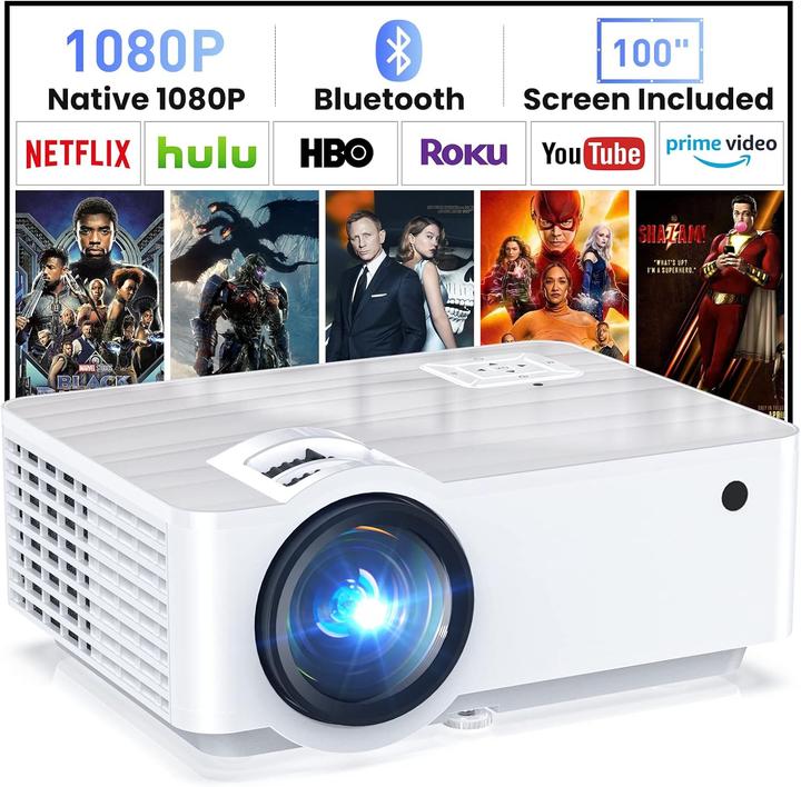 Image du produit Hopvision Full HD 1080P Mini Beamer (HD, 9500 lm)
