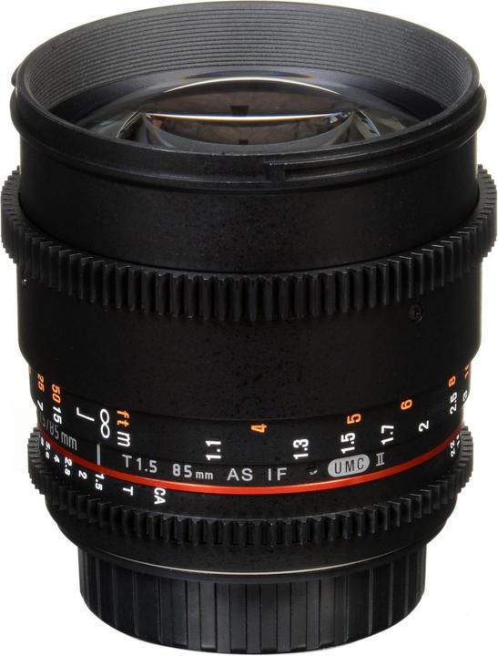 Image du produit Samyang 85mm T1.5 VDSLR II MFT (Micro Four Thirds, Plein format)