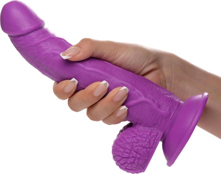 Image du produit Pop Peckers Poppin Dildo 19 cm - Purple
