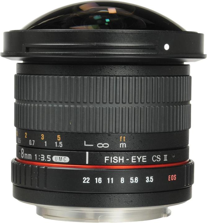 Actual product image Samyang 8mm F3.5 CSII Sony A-mount (Sony A, APS-C / DX)