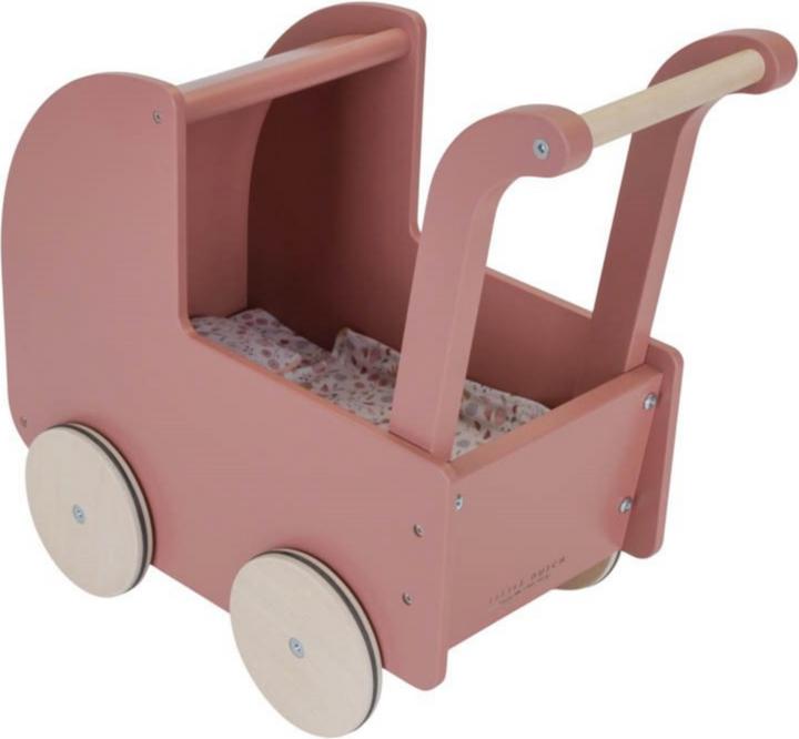 Produktbild Little Dutch Puppenwagen aus FSC Holz inkl. Textilien