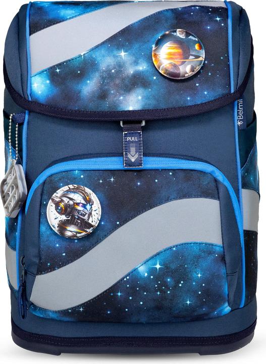 Actual product image Belmil SMARTY Schulrucksack-Set Galaxy Light (20 l)