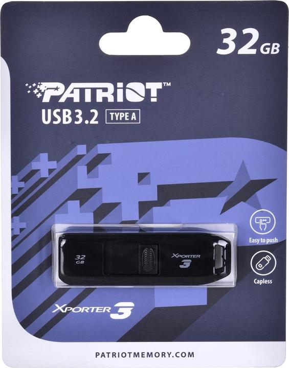 Actual product image Patriot USB 32GB Xporter GEN 1 3.2 PAT (32 GB, USB-A)