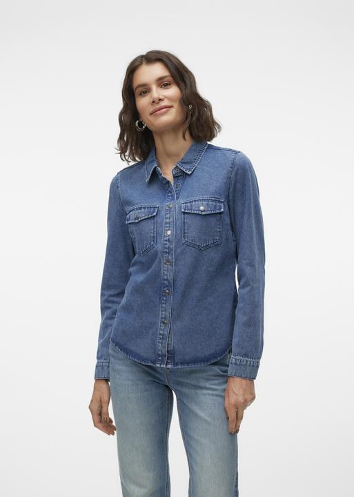 Vero Moda VMJENNIE Jeanshemd Jeanshemd (S)