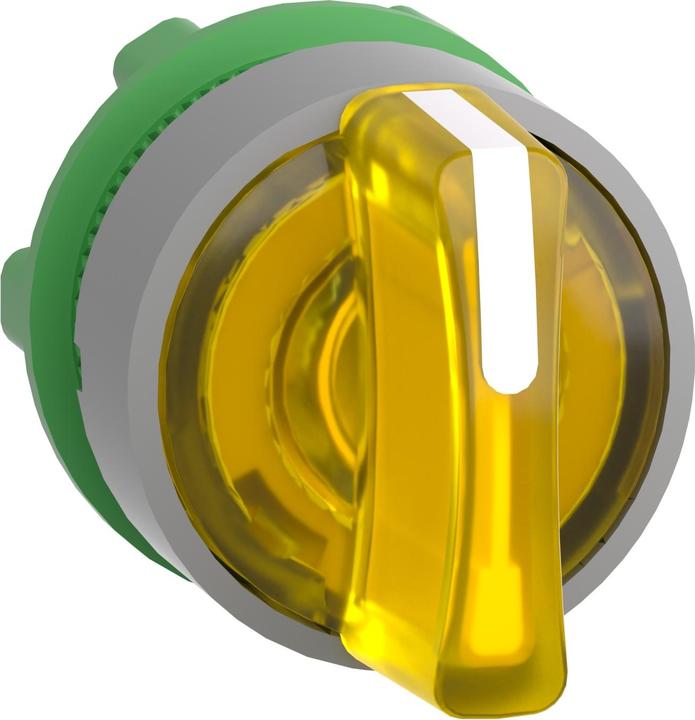 Actual product image Schneider Electric Illuminated selector switch, front, plastic, ZB5AK1383C0