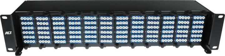 Immagine prodotto Pannello in fibra ad alta densità 2U per 12 cassette MTP"-MPO/piastre adattatore keystone